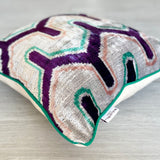 Velvet Ikat Cushion Snake | Velvet Ikat Pillow Snake