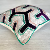 Velvet Ikat Cushion Snake | Velvet Ikat Pillow Snake