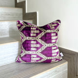 Velvet Ikat Cushion Hive | Velvet Ikat Pillow Hive