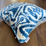 Carrara Velvet Ikat Pillow Cover