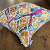 Mirage Velvet Ikat Pillow Cover