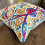Mirage Velvet Ikat Pillow Cover