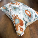 Harmony Velvet Ikat Pillow Cover