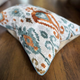 Harmony Velvet Ikat Pillow Cover