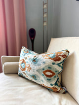 Harmony Velvet Ikat Pillow Cover