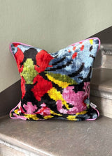 Botanica Velvet Ikat Pillow Cover