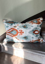 Harmony Velvet Ikat Pillow Cover