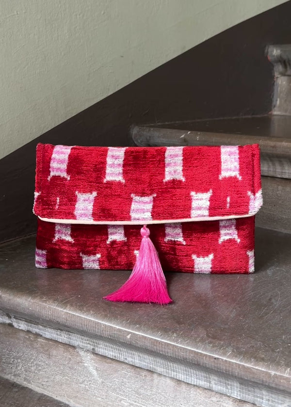 Ikat Clutch Bag Florence