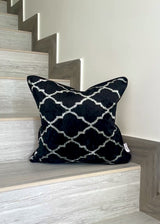 Velvet Ikat Cushion Moroccan Tile | Velvet Ikat Pillow Moroccan Tile