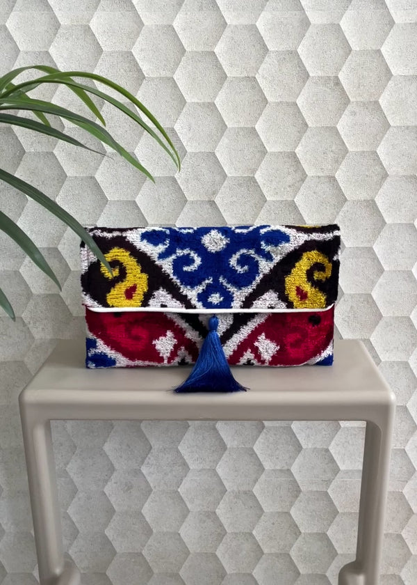 Ikat Clutch Bag Ventimiglia