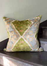 Velvet Ikat Cushion Roots | Velvet Ikat Pillow Roots