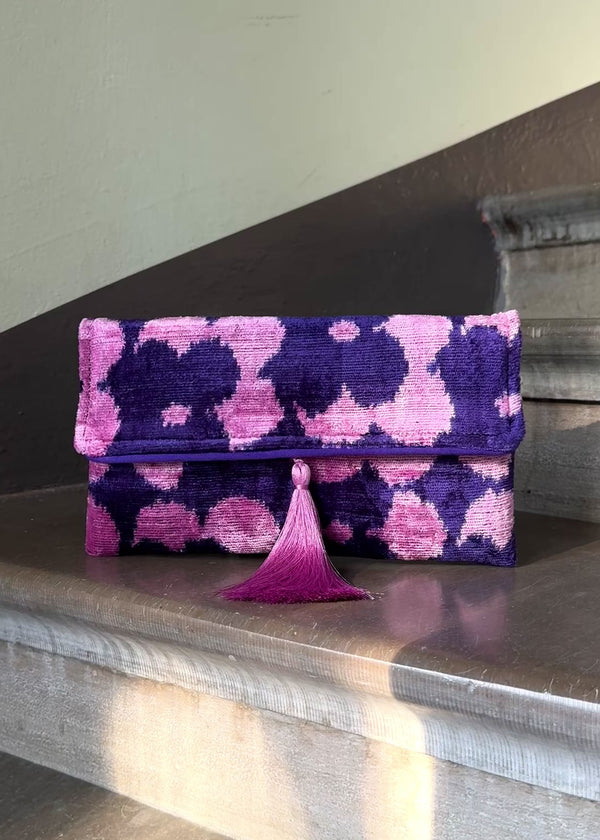 Ikat Clutch Bag Almeria