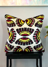 Velvet Ikat Cushion Inca | Velvet Ikat Pillow Inca