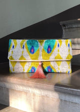 Ikat Clutch Bag Anacapri