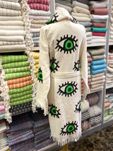 Highly absorbent Turkish cotton bathrobe