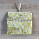 Chic Ikat clutch bag savona in handloomed fabric