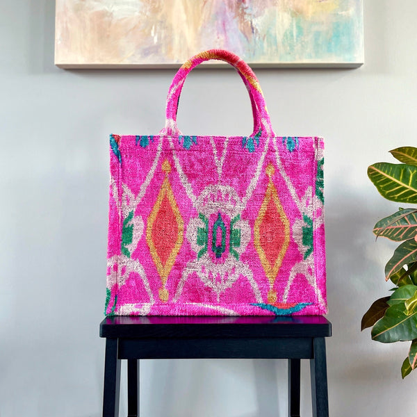Suitable for Office Accessories Ikat Tote Bag Amalfi 