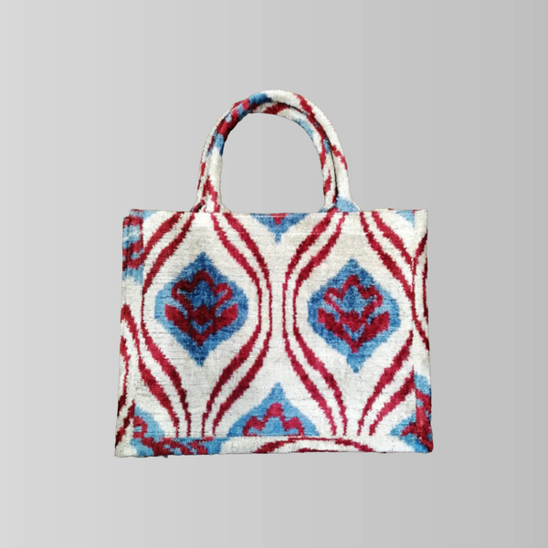 Lightweight and Soft Ikat Tote Bag Siracusa