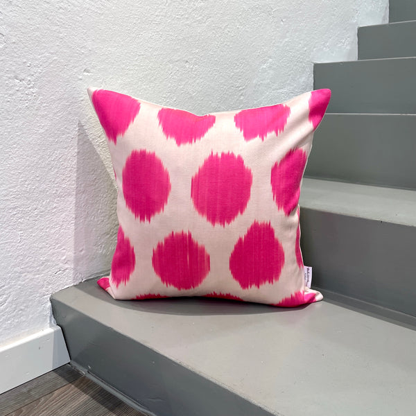 Pink discount ikat pillows