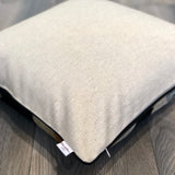 Velvet Ikat Cushion Abstract | backside view