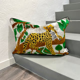 Velvet Ikat Pillow Jaguar |  