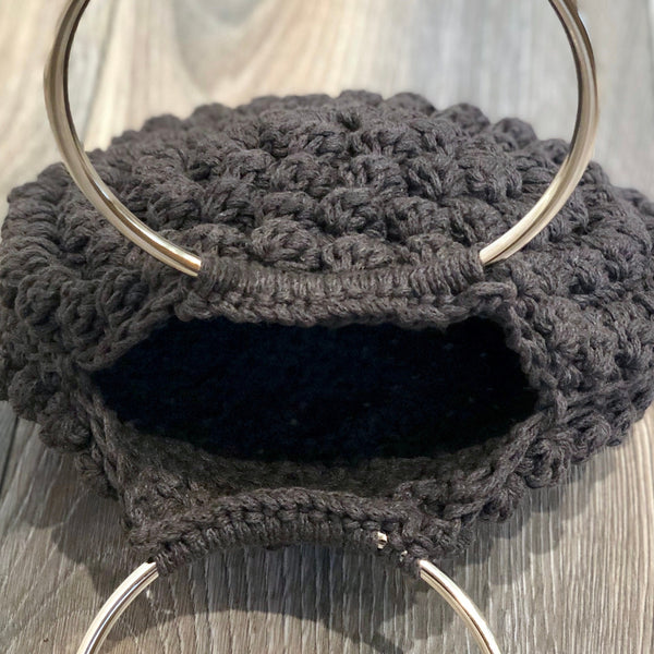 Crochet Bobble Bag Mocca