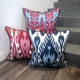 Different colors Silk Ikat Cushion 