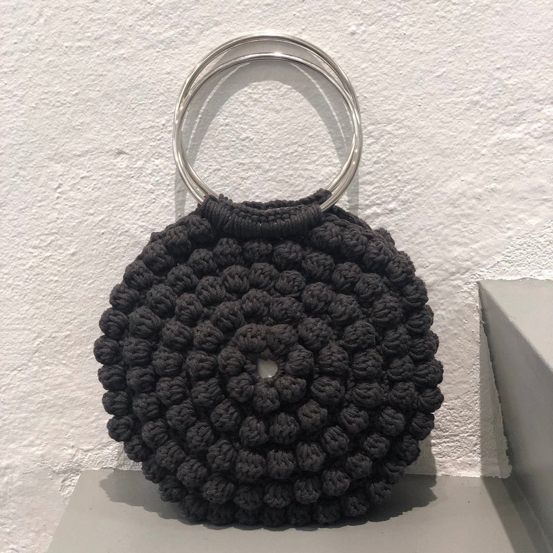 Crochet Bobble Bag Mocca