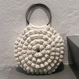 Crochet Bobble Bag Ivory
