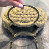 Crochet Bobble Bag Latte