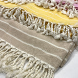 Turkish Towels Bamboo - Yellow | Beige Front Angle view